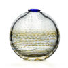 Salviati Lungomare, vaso sommerso con fili di vetro colorato a rappresentare le onde del mare.