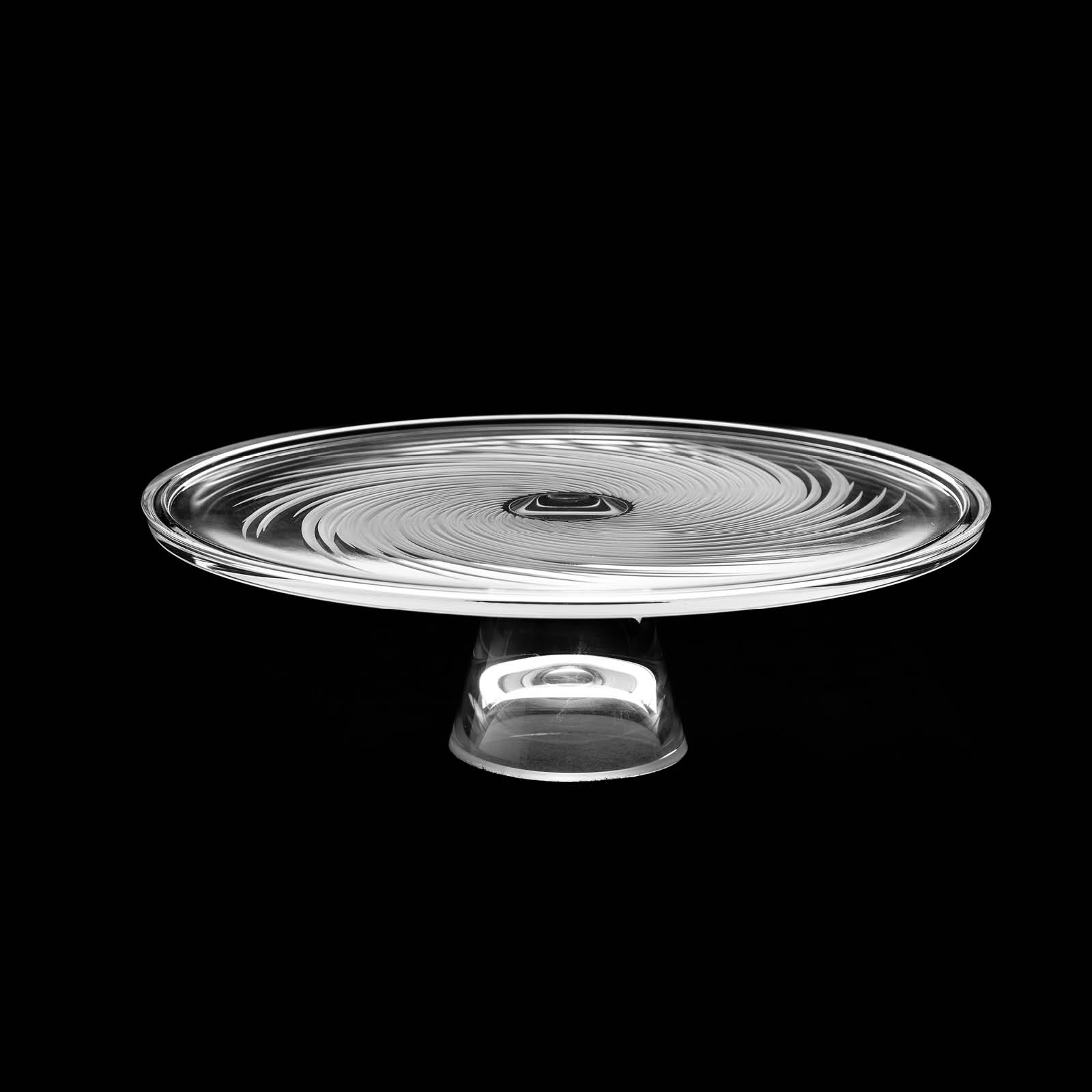 Salviati cakestand with "Piume" cold-worked finishing