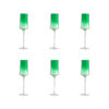Barena flute set of 6 intreccio - Green