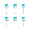 Barena red wine set da 6 intreccio - Acquamarina